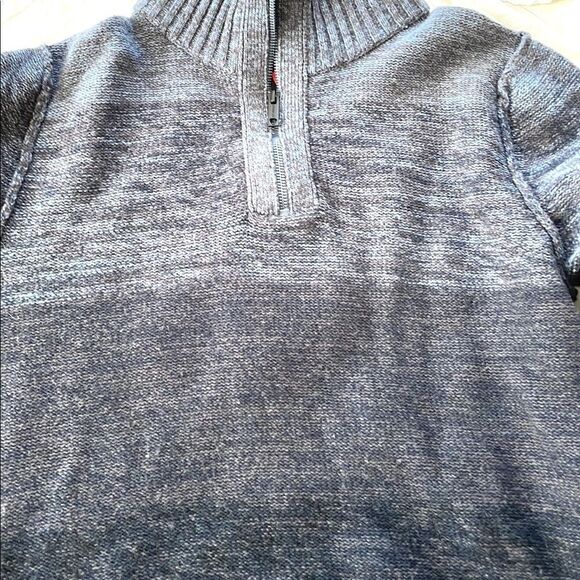 Strellson 1/4 zip shades of blue Sweater, Noah-T design - Picture 8 of 8